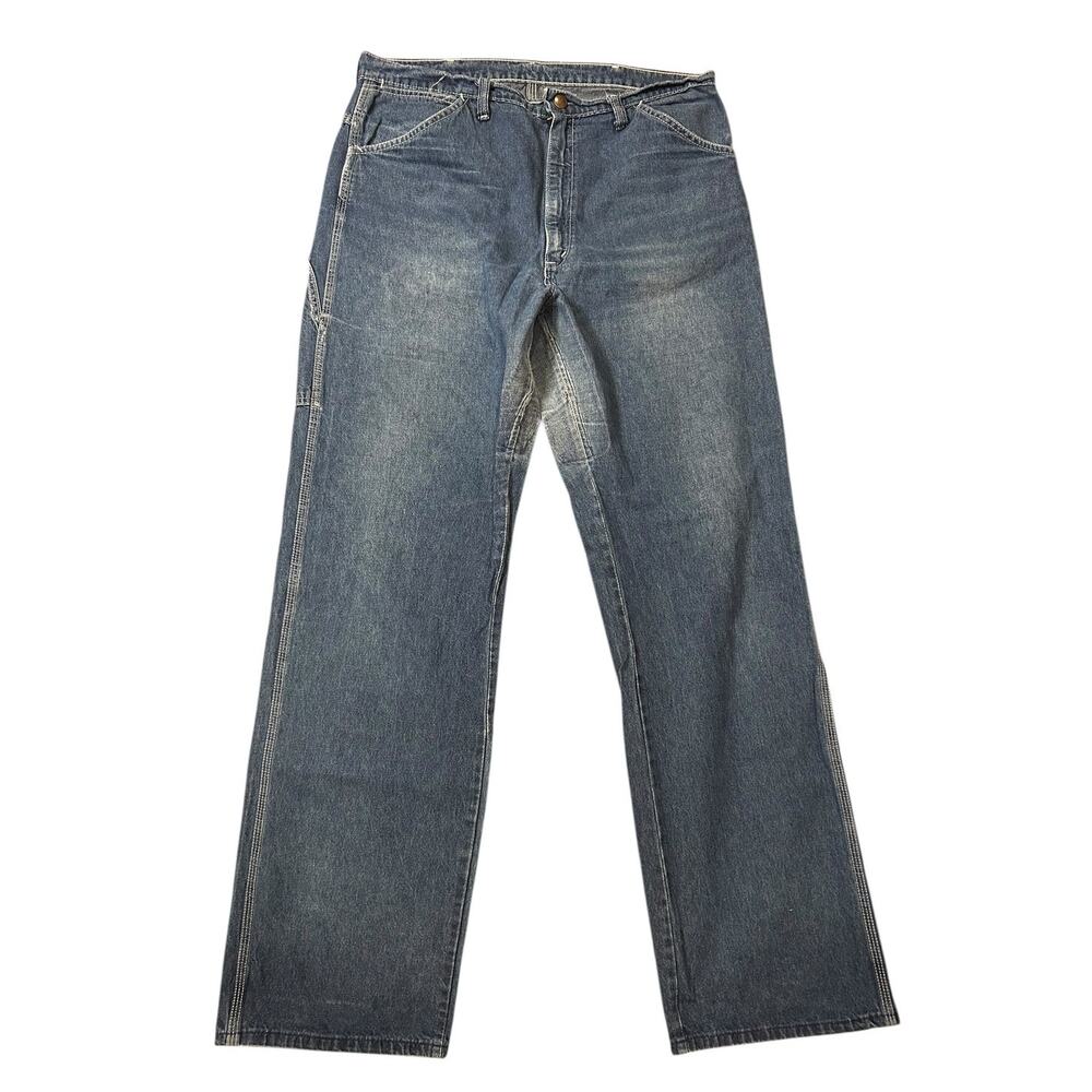 Vintage 70's DEE CEE Medium Wash Mid-Rise Straight Jeans Men's Size W36 x L34